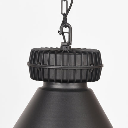 LABEL51 - Hanglamp Duisburg 50x50x50 cm - Zwart Metaal l Glas