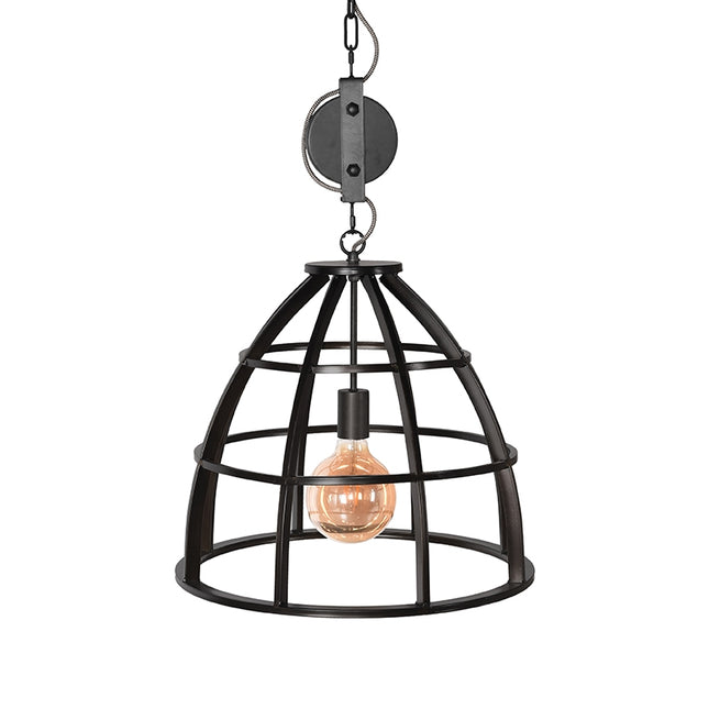 LABEL51 - Hanglamp Fuse 47x47x42 cm - Zwart Staal