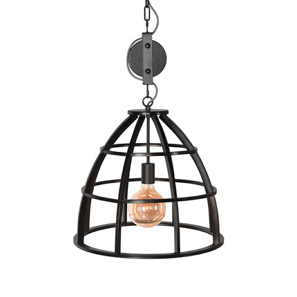 LABEL51 - Hanglamp Fuse 47x47x42 cm - Zwart Staal