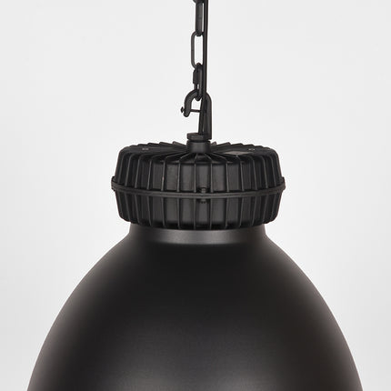 LABEL51 - Hanglamp Heavy Duty 50x50x40 cm - Zwart Metaal l Glas