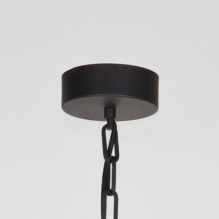 LABEL51 - Hanglamp Heavy Duty 50x50x40 cm - Zwart Metaal l Glas