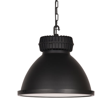 LABEL51 - Hanglamp Heavy Duty 50x50x40 cm - Zwart Metaal l Glas