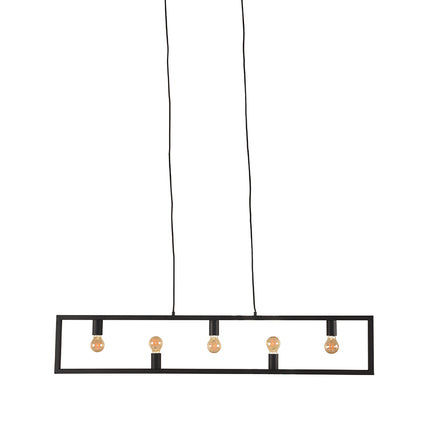 LABEL51 - Hanglamp Quadrato 135x10x130 cm - Zwart Metaal