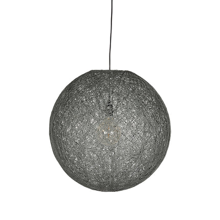 LABEL51 - Hanglamp Twist 45x45x45 cm | L - Grijs Vlas