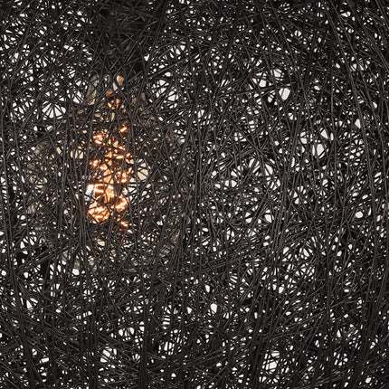 LABEL51 - Hanglamp Twist 45x45x45 cm | L - Zwart Vlas