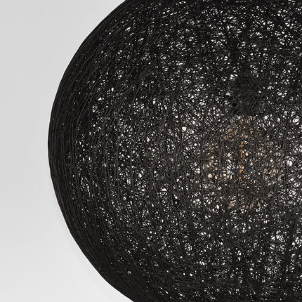 LABEL51 - Hanglamp Twist 45x45x45 cm | L - Zwart Vlas