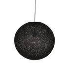 LABEL51 - Hanglamp Twist 45x45x45 cm | L - Zwart Vlas