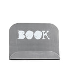 LABEL51 - Kookboekstandaard 27x14x20 cm - Antiek Grijs Metaal