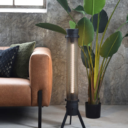 LABEL51 - Tafellamp Tube 24x24x93 cm - Zwart Metaal