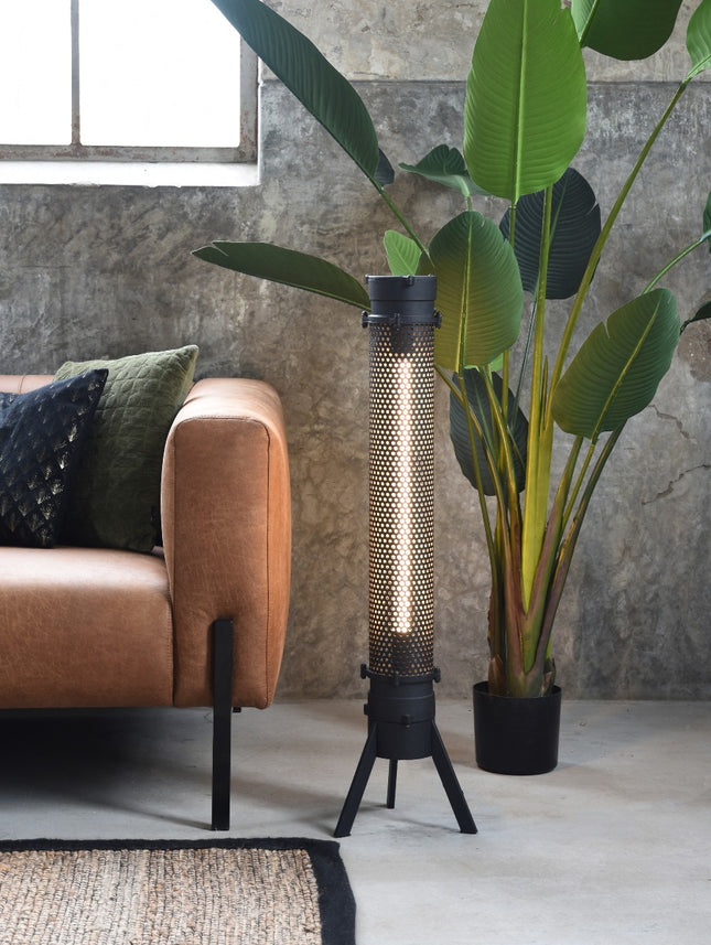 LABEL51 - Tafellamp Tube 24x24x93 cm - Zwart Metaal