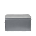LABEL51 - Media Opbergbox 35x27x18 cm | XL - Antiek Grijs Metaal