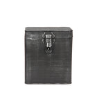 LABEL51 - Opbergbox 18x19x21 cm | XL - Antiek Zwart Metaal
