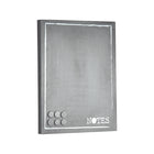 LABEL51 - Memobord 36x3x46 cm - Antiek Grijs Metaal