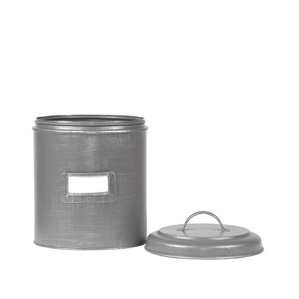 LABEL51 - Opbergblik 20x20x25 cm | XL - Antiek Grijs Metaal