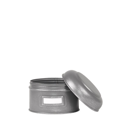 LABEL51 - Opbergblik 13x13x10 cm | S - Antiek Grijs Metaal