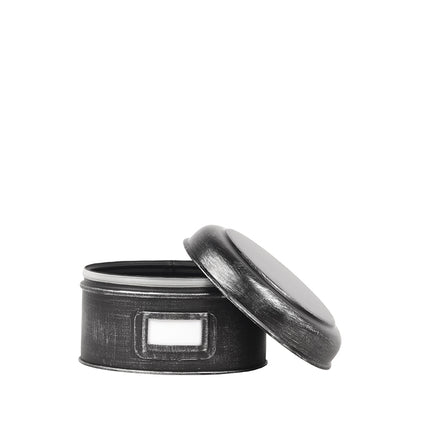 LABEL51 - Opbergblik 18x18x10 cm | M - Antiek Zwart Metaal