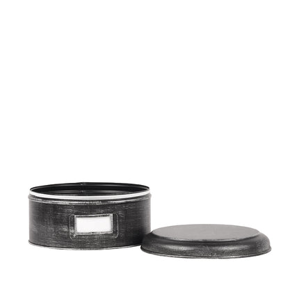 LABEL51 - Opbergblik 25x25x13 cm | XL - Antiek Zwart Metaal