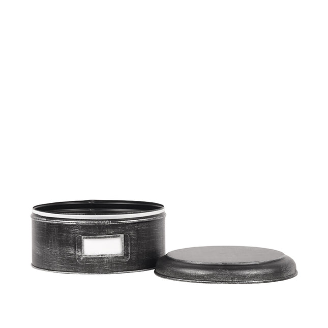 LABEL51 - Opbergblik 25x25x13 cm | XL - Antiek Zwart Metaal