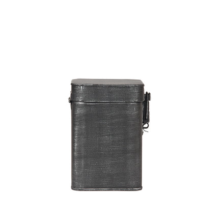 LABEL51 - Opbergbox 12x13x17 cm | M - Antiek Zwart Metaal