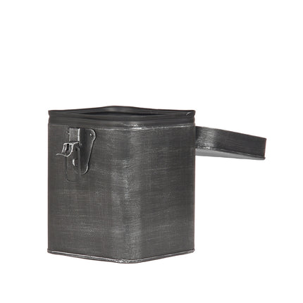 LABEL51 - Opbergbox 15x16x19 cm | L - Antiek Zwart Metaal