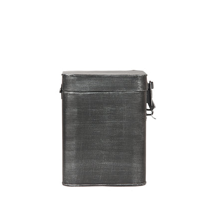 LABEL51 - Opbergbox 15x16x19 cm | L - Antiek Zwart Metaal