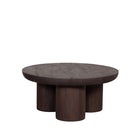 LABEL51 - Salontafel Olly 90x90x37 cm - Espresso Mangohout