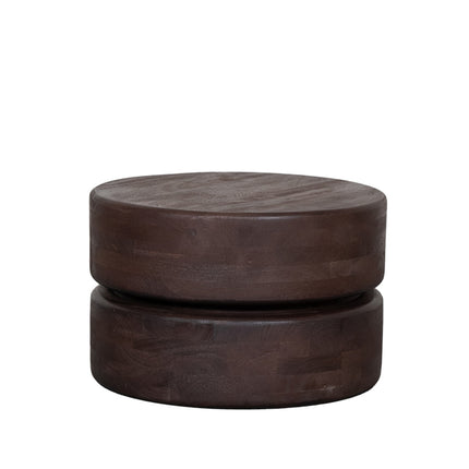 LABEL51 - Salontafel Milly 50x50x31 cm - Espresso Mangohout