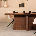 LABEL51 Eetkamertafel I_Scott - Espresso - Mangohout - 200 cm