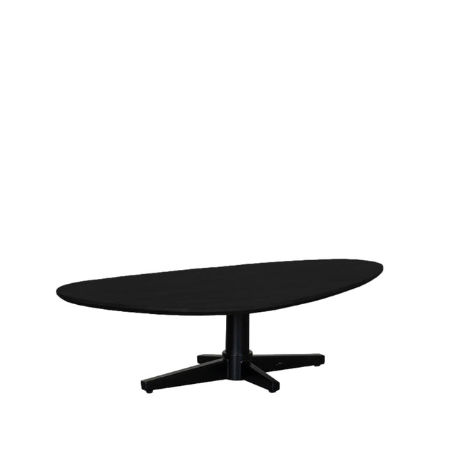 LABEL51 - Salontafel Rosie 140x75x36 cm - Zwart Mangohout | Zwart Metaal