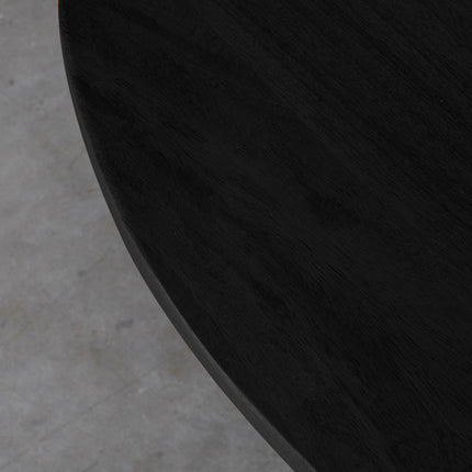 LABEL51 - Salontafel Rosie 140x75x36 cm - Zwart Mangohout | Zwart Metaal