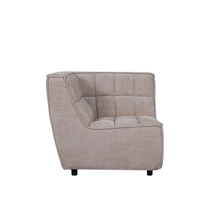 LABEL51 - Bank Albero Hoek 91x91x81 cm - Clay Elite | Zwart Hout