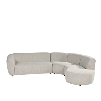 LABEL51 Hoekbank Florence - Naturel - Royal Boucle - Rechts Voorstaand