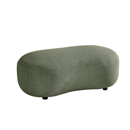 LABEL51 - Hocker Florence 120x62x47 cm - Forest Royal Boucle
