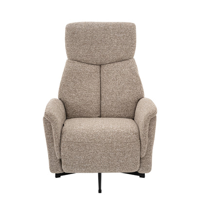 LABEL51 Fauteuil Aarhus - Mushroom - Royal Boucle - 2-Motorig
