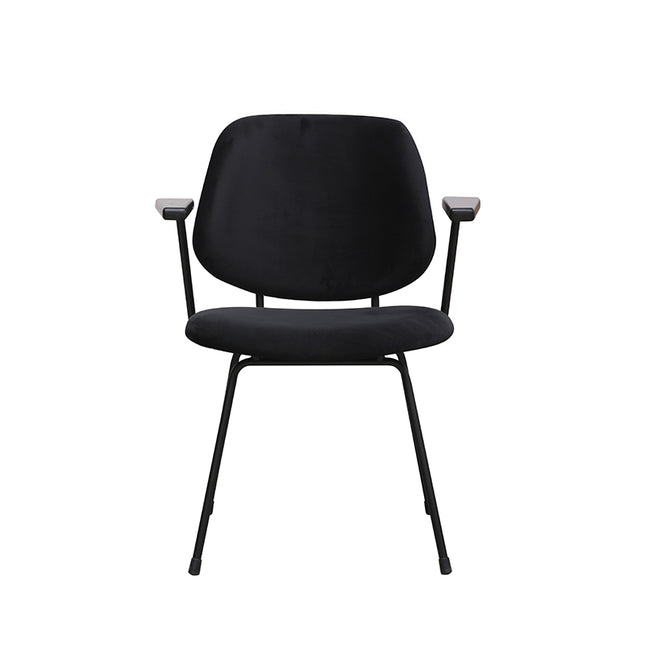 LABEL51 - Eetkamerstoel Gastron 62x58x82 cm (wooden black arm) -