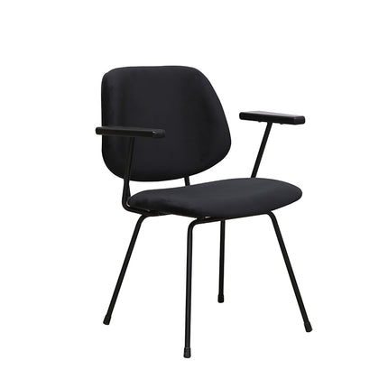 LABEL51 - Eetkamerstoel Gastron 62x58x82 cm (wooden black arm) -