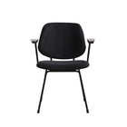LABEL51 - Eetkamerstoel Gastron 62x58x82 cm (wooden black arm) -
