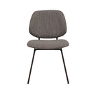 LABEL51 - Eetkamerstoel Ravenna 50x59x82 cm - Mushroom Royal Boucle | Brons Metaal