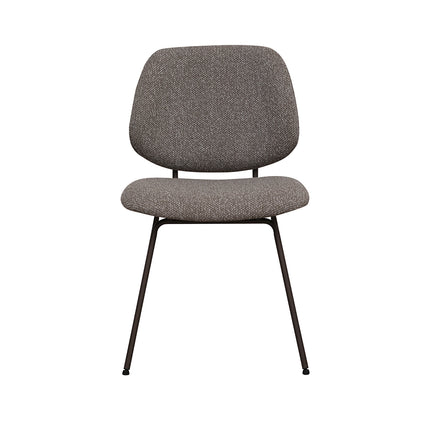 LABEL51 - Eetkamerstoel Ravenna 50x59x82 cm - Mushroom Royal Boucle | Brons Metaal