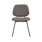 LABEL51 - Eetkamerstoel Ravenna 50x59x82 cm - Mushroom Royal Boucle | Brons Metaal