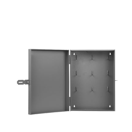 LABEL51 - Sleutelkastje 25x8x35 cm - Antiek Grijs Metaal