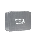 LABEL51 - Theedoos 27x19x8 cm - Antiek Grijs Metaal