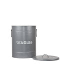 LABEL51 - Wasmand 32x32x43 cm | M - Antiek Grijs Metaal