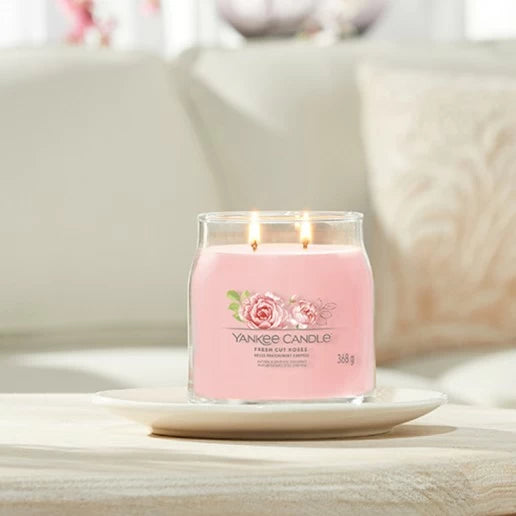 Fresh Cut Roses Signature Medium Jar